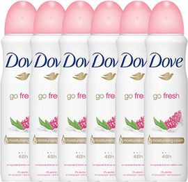 Dove Dove Deodorant Deospray Go Fresh Pomegranate Voordeelverpakking Dove Deodorant Deospray Go Fresh Pomegranate and Lemon