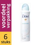 Dove Deodorant Deospray Cotton Soft Voordeelverpakking 6x150ml thumb