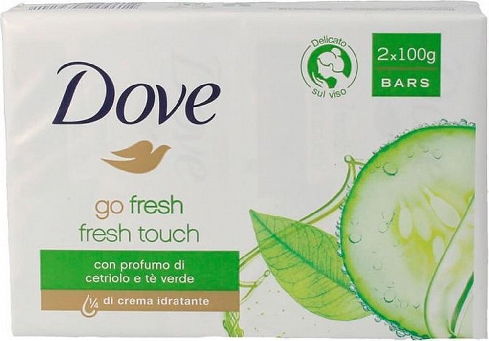 Dove Zeep Go Fresh Touch Cucumber en Green Tea Tablet 2x100gr