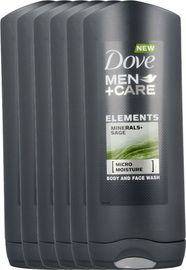 Dove Dove Men+Care Douchegel Minerals And Sage Voordeelverpakking Dove Men+Care Douchegel Minerals and Sage