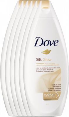 Dove Shower Silk Glow Voordeelverpakking 6x250ml