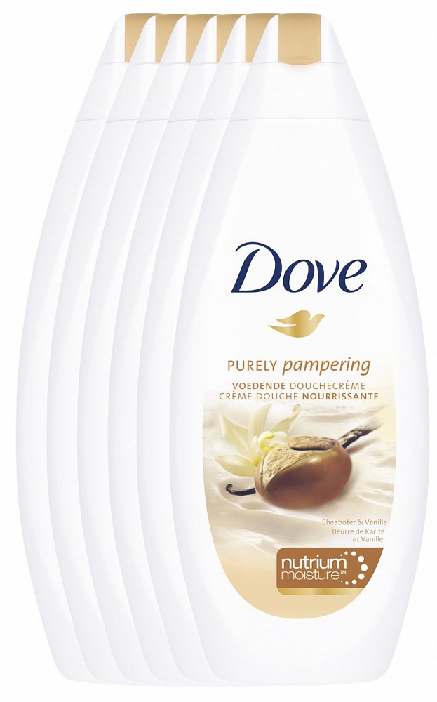 Dove Shower Purely Pampering Sheaboter Voordeelverpakking 6x250ml