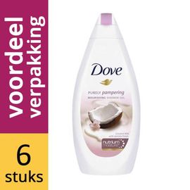Dove Dove Pamper Shower Gel Coconut voordeelverpakking Dove Purely Pampering Douchegel Kokosmelk