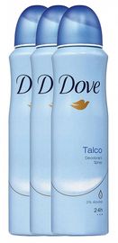 Dove Dove Deodorant Deospray Talco Voordeelverpakking Dove Deodorant Deospray Talco