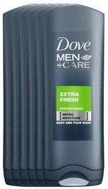 Dove Dove Men+Care Showergel Extra Fresh Voordeelverpakking Dove Men+Care Douchegel Extra Fresh