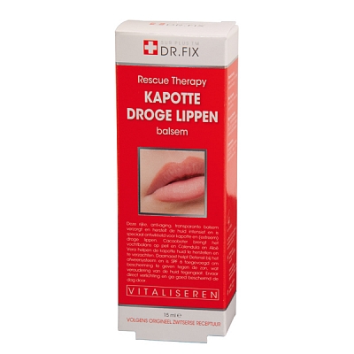 Dr. Fix Kapotte Droge Lippenbalsem Tube 15ml