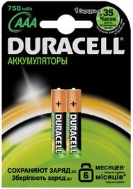 Duracell Duracell Oplaadbare Batterijen AAA Minipenlite 1,5volt 750mah