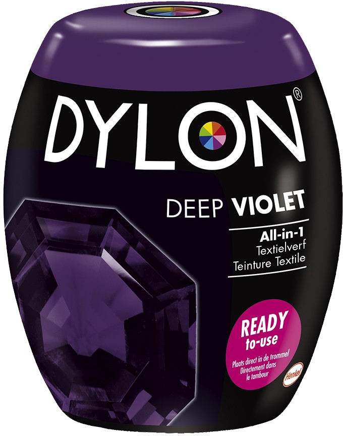 Dylon Textielverf All-in-1 Voor De Wasmachine Deep Violet Dylon Textielverf All-in-1 Voor De Wasmachine Deep Violet