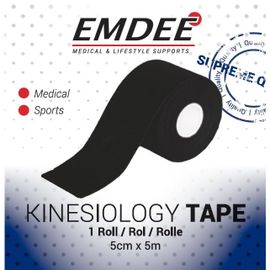 Emdee Emdee Kinesiology Tape Zwart Non-cut