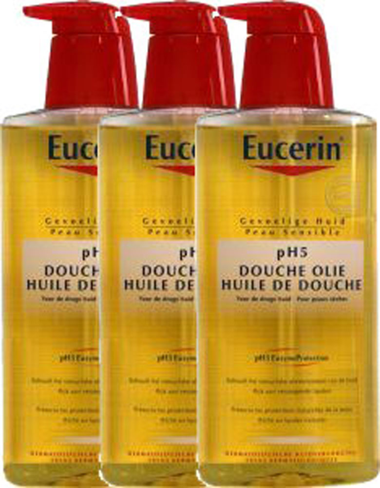 Eucerin Ph5 Douche Olie Voordeelverpakking 3x400ml Eucerin Ph5 Douche Olie Voordeelverpakking 3x400ml