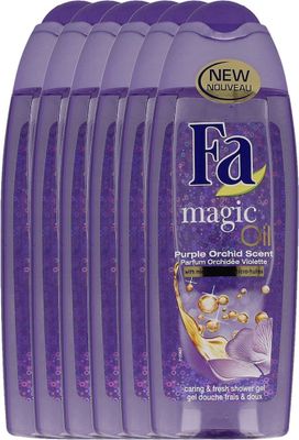 Fa Shower M.oil Purple Orchid Voordeelverpakking 6x250ml