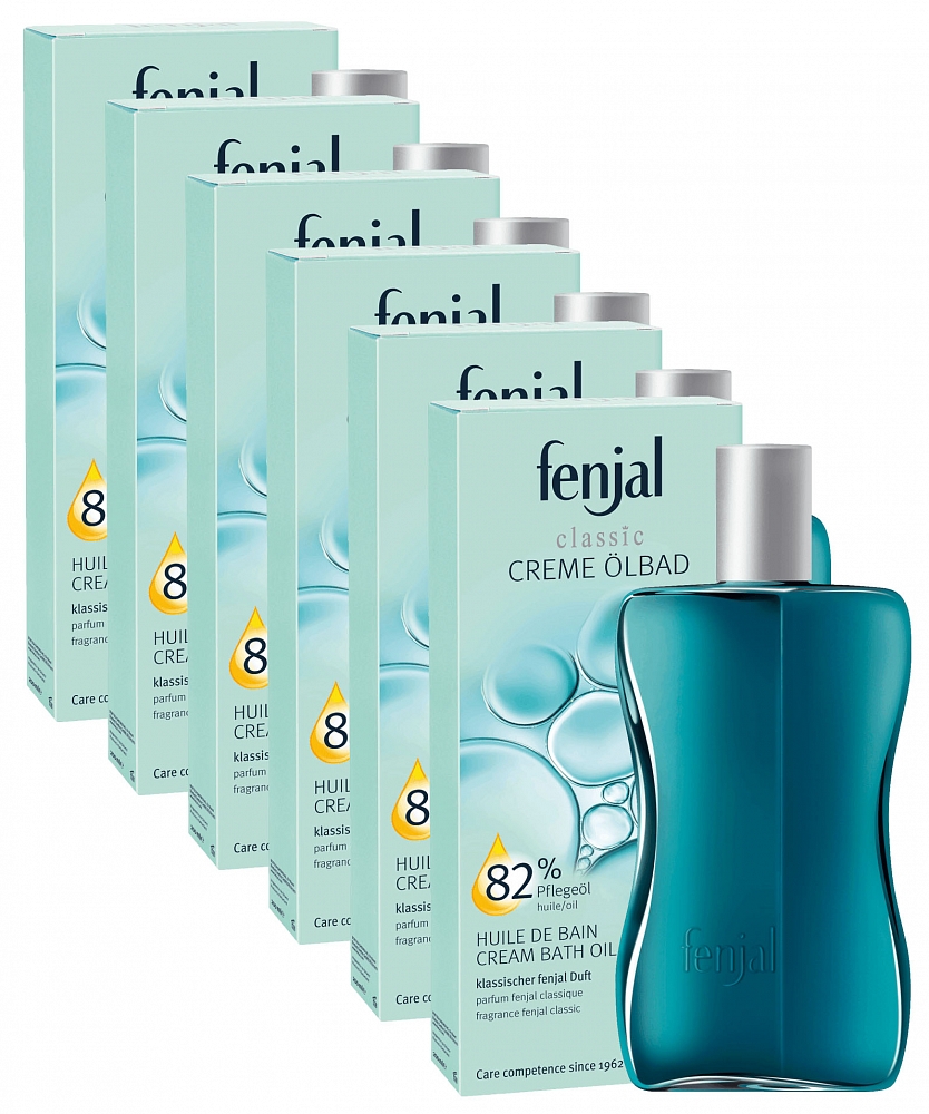 Fenjal Creme Badolie Classic Voordeelverpakking 6x200ml Fenjal Creme Badolie Classic Voordeelverpakking 6x200ml