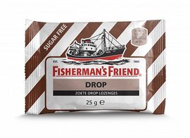 Fishermans Friend Fishermans Friend Drop Zoete Drop Lozenges Suikervrij Bruin/Wit