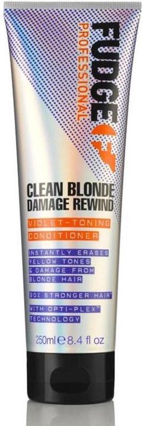 Fudge Clean Blonde Damage Rewind Violet -toning Conditioner 250ml