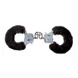 Furry Fun Furry Fun Cuffs Black Plush