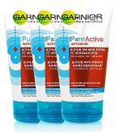 Garnier Skin Naturals Pure Active Scrub Tegen Puistjes voordeelverpakking 3x150ml thumb