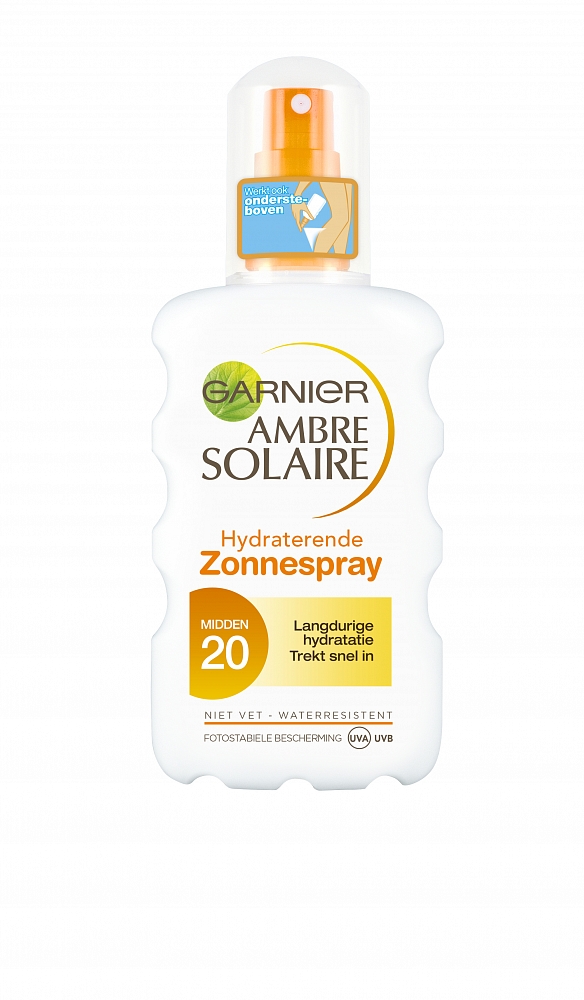 Garnier Ambre Solaire Zonnebrand Melk Spray Factorspf20