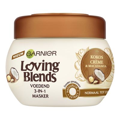 Garnier Loving Blends Kokos & Macadamia Masker 300ml