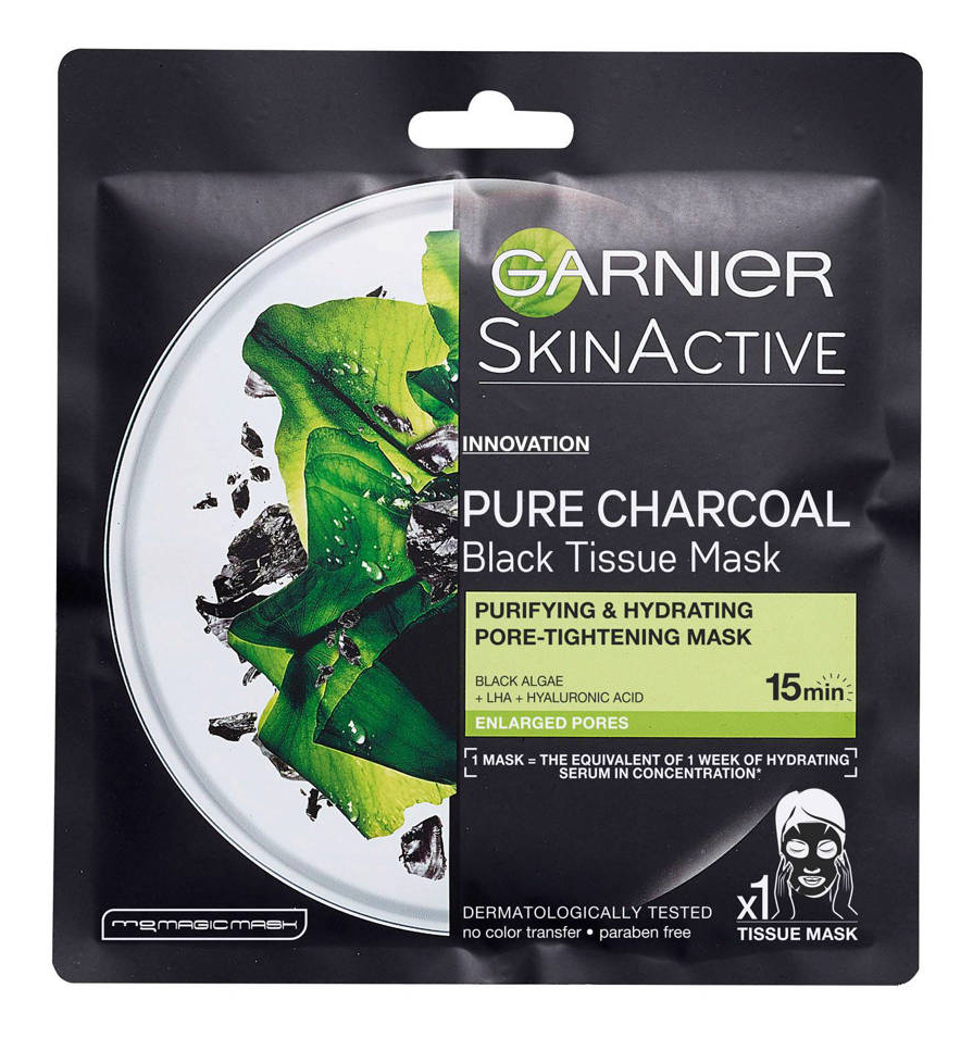 Garnier SkinActive Tissue Masker Pure Charcoal 28gr