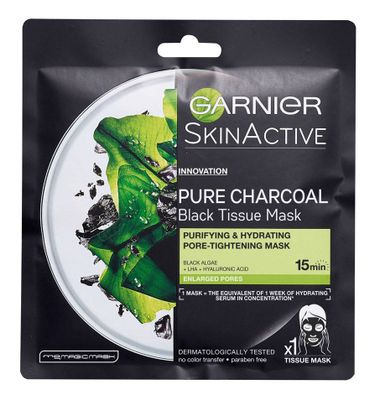 Garnier SkinActive Tissue Masker Pure Charcoal 28gr