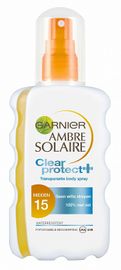 Garnier Garnier Ambre Solaire Zonnebrand Clear Spray Factor(spf)15