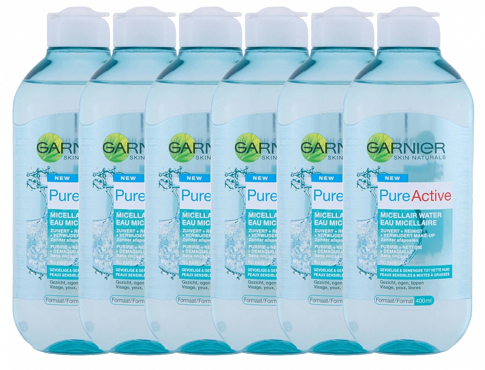 Garnier Skin Naturals Pure Lotion Poriensluitend Voordeelverpakking 6x200ml Garnier Skin Naturals Pure Lotion Poriensluitend Voordeelverpakking 6x200ml