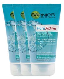 Garnier Garnier Skin Naturals Pure Reinigende Gel Tube voordeelverpakking Garnier Skin Naturals PureActive Reinigingsgel