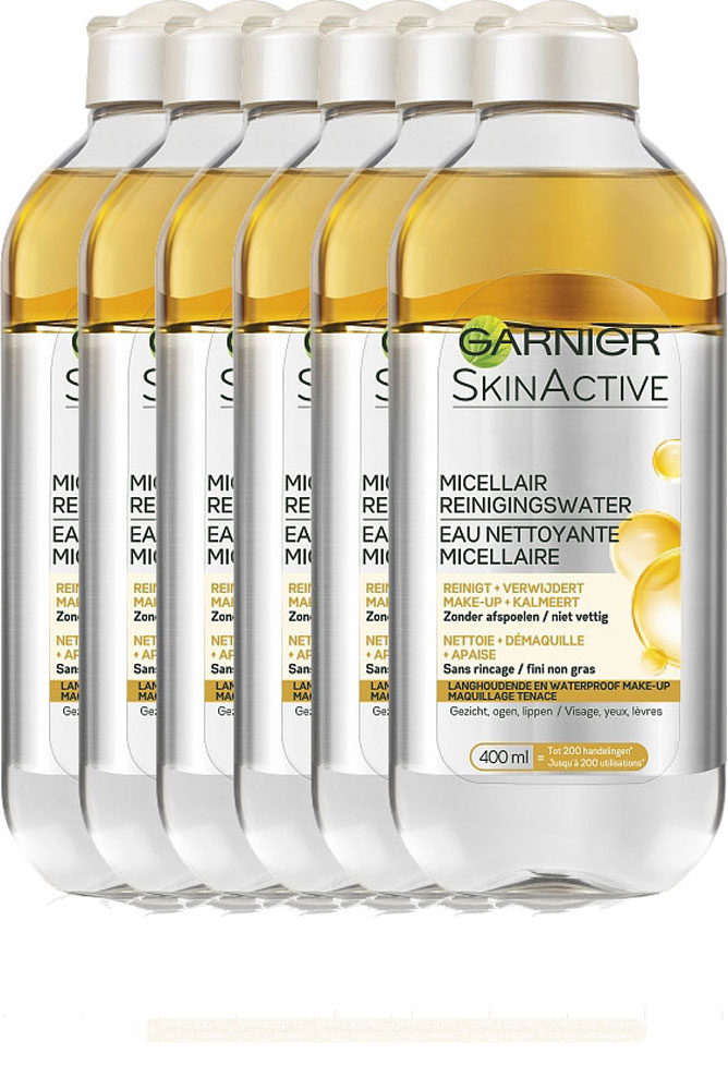 Garnier SkinActive Micellair Reinigingswater In Olie Voordeelverpakking 6x400ml