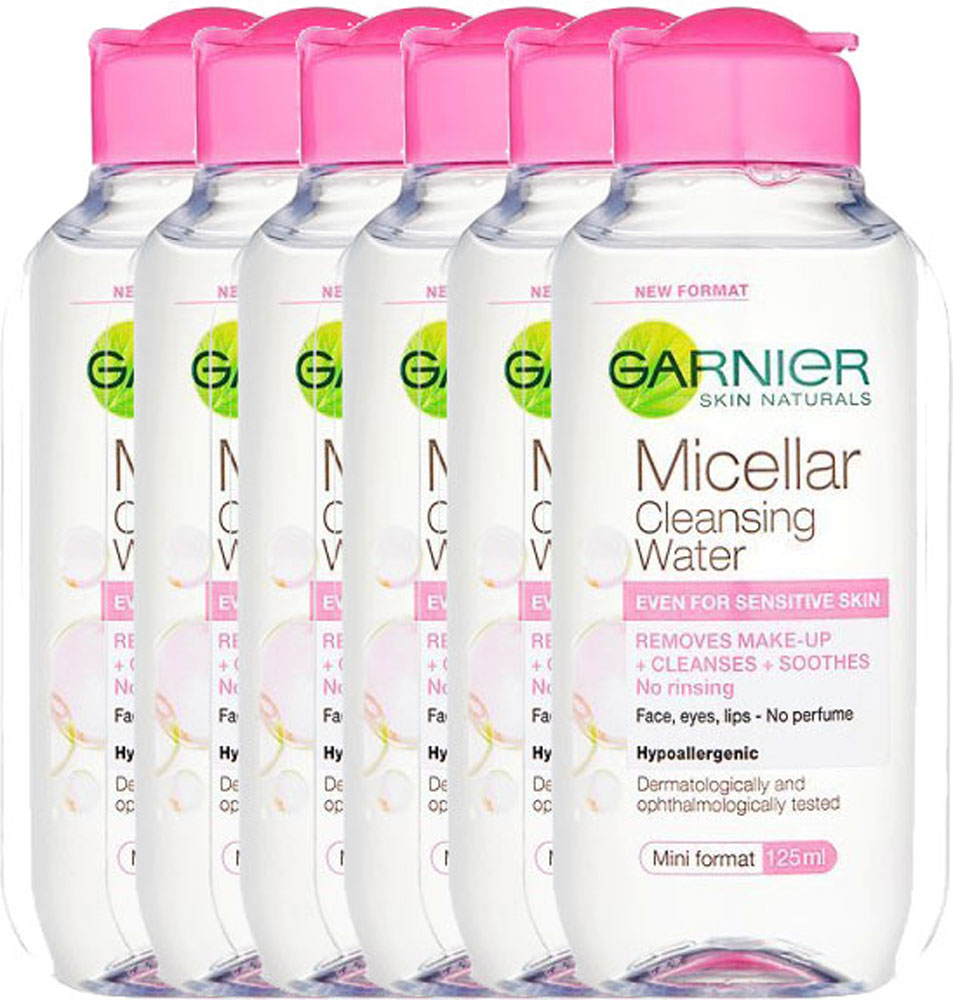 Garnier Skin Naturals Mini Eau Micellaire Voordeelverpakking 6x125ml