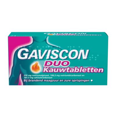 Gaviscon Duo Kauwtabletten 24ktabl