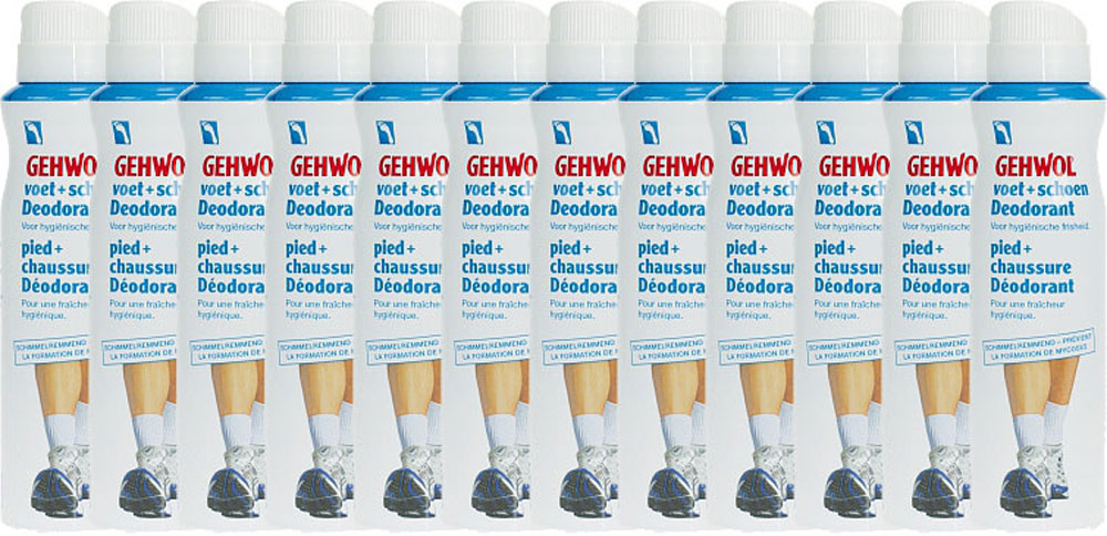 Gehwol Voet En Schoenen Deodorant Voordeelverpakking 12x150ml Gehwol Voet En Schoenen Deodorant Voordeelverpakking 12x150ml