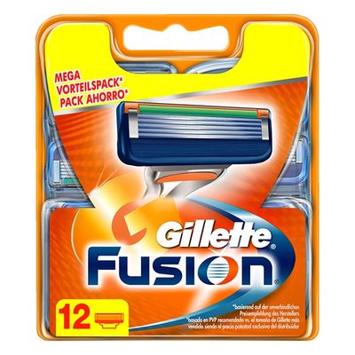 Gillette Fusion Scheermesjes 12stuks