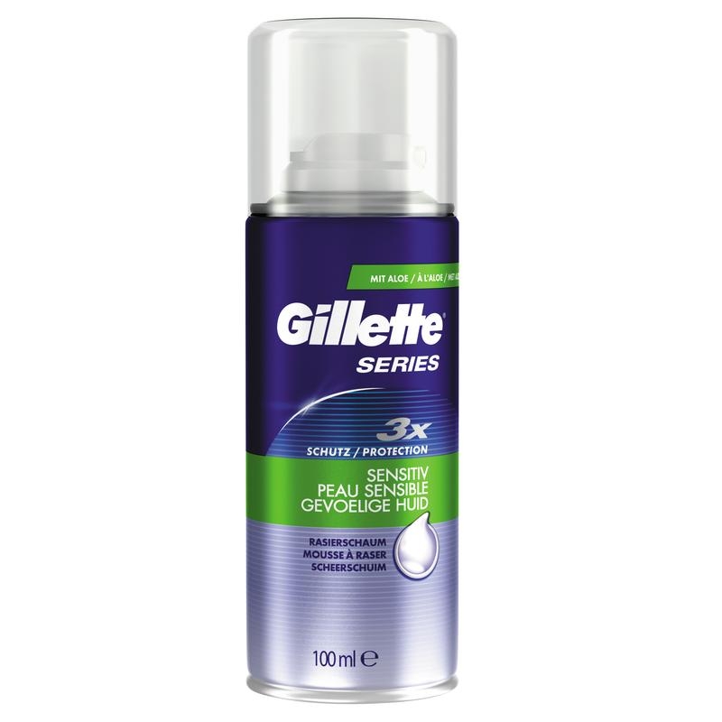 100ml Gillette Series Scheerschuim Gevoelige Huid Mini 100ml Gillette Series Scheerschuim Gevoelige Huid Mini