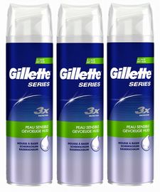 Gillette Gillette Series Scheerschuim Gevoelige Huid Voordeelverpakking Gillette Series Scheerschuim Gevoelige Huid