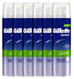 Gillette Gillette Series Scheerschuim Gevoelige Huid Voordeelverpakking Gillette Series Scheerschuim Gevoelige Huid