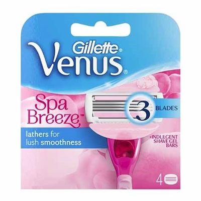 Gillette Women Venus Spa Breeze Scheermesjes 4stuks