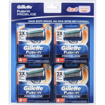 Gillette Fusion Proglide Scheermesjes voordeelverpakking 16st
