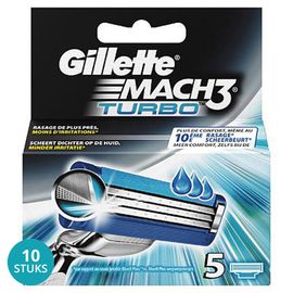 Gillette Gillette Mach 3 Turbo Scheermesjes Voordeelverpakking Gillette Mach 3 Turbo Scheermesjes