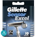 Gillette Sensor Excel Scheermesjes Voordeelverpakking 10x10mes thumb