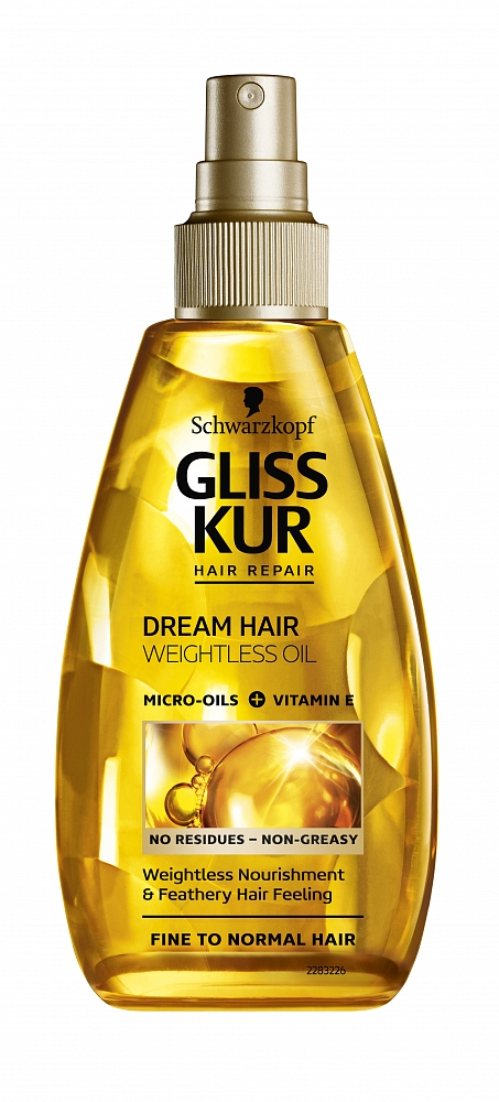 Gliss Kur Dream Hair Vederlichte Olie 150ml