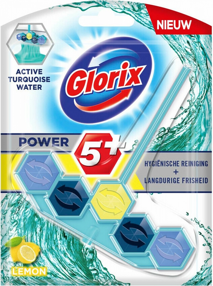 Glorix Wc Blok Kleurwater Turquoise