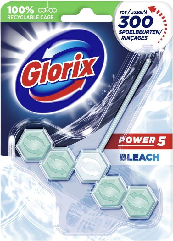 Glorix Wc Blok Power Bleek