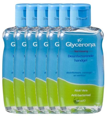 Glycerona Hygienische Handgel Voordeelverpakking 6x100ml