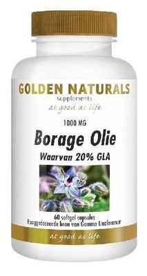 Golden Naturals Borage Olie 60cap 60