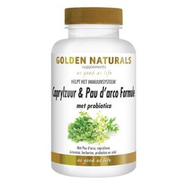 Golden Naturals Golden Naturals Caprylzuur &amp; Pau d&#039;arco Formule