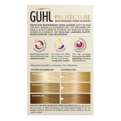 Guhl Protecture Haarverf Beschermende Creme-Kleuring 9 Zeer Licht blond Per stuk