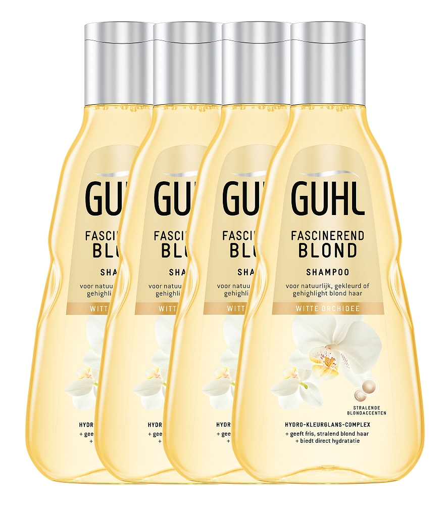 Guhl Shampoo Colorshine Blond Voordeelverpakking 4x250ml