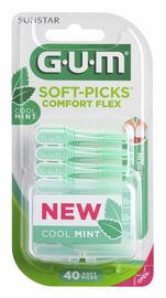 Gum Gum Soft Picks Comfort Flex Mint