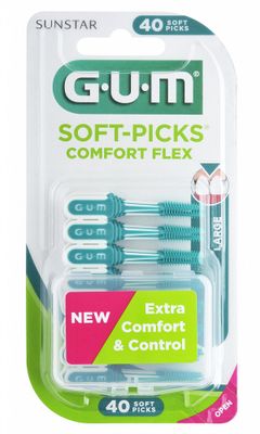 Gum Soft Picks Comfort Flex Large 40stuks