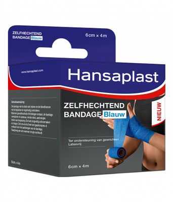 Hansaplast Bandage Cohesive 4m x 6cm Stuk
